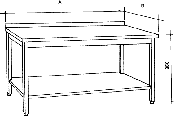 Pracovn stl - typ SPP